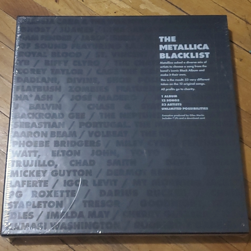 🌟 The METALLICA Blacklist 🌟 7 Vinyls Special Edition 🌟 53 Artists 🌟 NWT 🌟